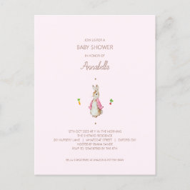 Eenvoudig Roze Peter het Konijn Briefkaart