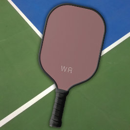 Eenvoudig Roze Rood w / Monogram Initialen Pickleball Paddle