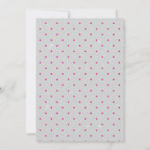 Eenvoudig Roze Schrift 50 en Fabulous 50e Verjaard Kaart (Achterkant)