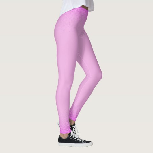 Eenvoudig roze Shimmer Leggings (Rechts)