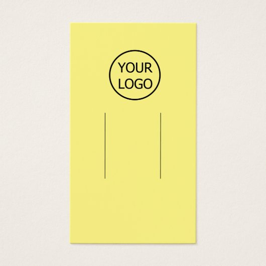 eenvoudig roze voeg uw logo aangepaste haarclipwee visitekaartje (Voorkant)