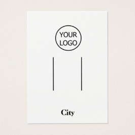 eenvoudig roze voeg uw logo aangepaste haarclipwee visitekaartje