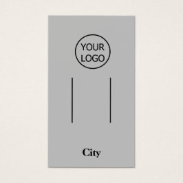 eenvoudig roze voeg uw logo aangepaste haarclipwee visitekaartje