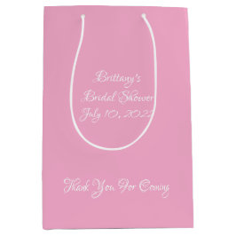 Eenvoudig roze Vrijgezellenfeest Medium Cadeauzakje