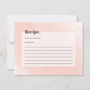 Eenvoudig roze Waterverf Vrijgezellenfeest Recipe