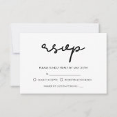 Eenvoudig RSVP Kaartje (Voorkant)