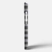 Eenvoudig ruitpatroon in grijs Case-Mate iPhone case (Achterkant / Links)