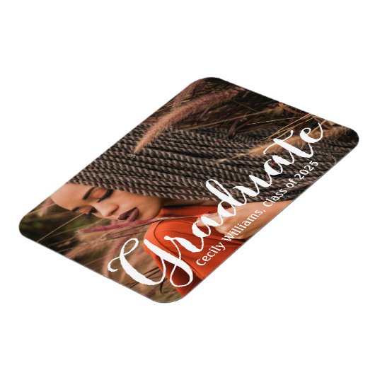 Eenvoudig Rustic Afstuderen het Afstuderen van de  Magneet (Linkerzijde)