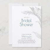 Eenvoudig Rustic Kraft Minimal Leaf Vrijgezellenfe Kaart (Voorkant)