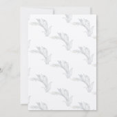 Eenvoudig Rustic Kraft Minimal Leaf Vrijgezellenfe Kaart (Achterkant)