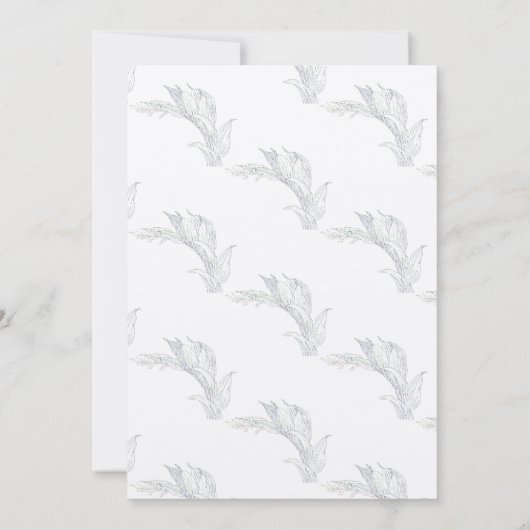 Eenvoudig Rustic Kraft Minimal Leaf Vrijgezellenfe Kaart (Achterkant)