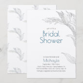 Eenvoudig Rustic Kraft Minimal Leaf Vrijgezellenfe Kaart (Voorkant / Achterkant)