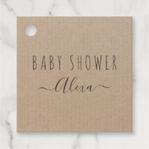  eenvoudig Rustic Kraft Paper Baby shower