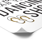 Eenvoudig Rustic Wedding 8x10 Flip Flop Sign Poster (Hoek)