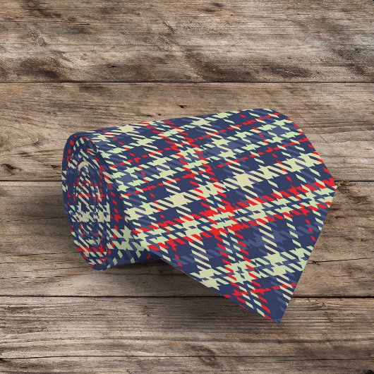 Eenvoudig rustiek marineblauw minimalistisch Schat Stropdas