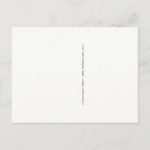 Eenvoudig rustiek script | Adreswijziging Aankondigingskaart (Achterkant)