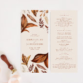 Eenvoudig rustiek terracotta bloemen bruiloft prog