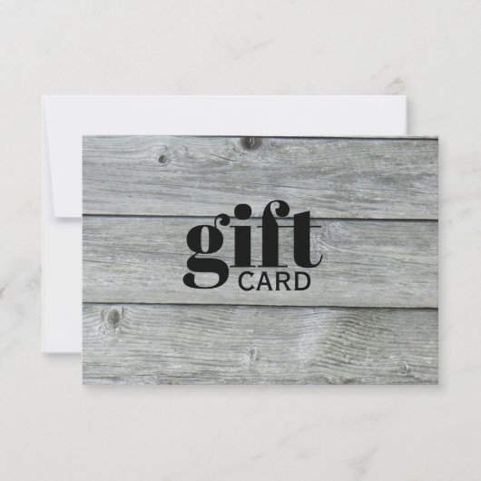 Eenvoudig Rustig Grijze, aangepast cadeaubon (Voorkant)