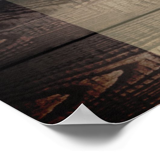 Eenvoudig Rustige het welkomstteken van het Koord  Poster (Hoek)