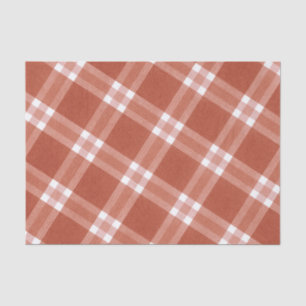 Eenvoudig Rustisch Rood en Wit Pattern Kerstmis  Tissuepapier