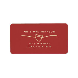 Eenvoudig Ruwadres Etiket