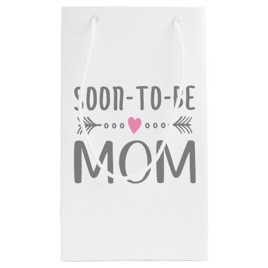 Eenvoudig 's ochtends mam-Moederdag | Gift Bag Klein Cadeauzakje (Achterkant)