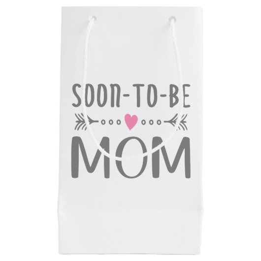 Eenvoudig 's ochtends mam-Moederdag | Gift Bag Klein Cadeauzakje (Voorkant)