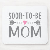 Eenvoudig 's ochtends mam Moederdag | Mousepad Muismat (Voorkant)