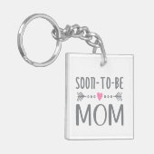 Eenvoudig 's ochtends mam Moederdag | SLEUTELHANGE Sleutelhanger (Voorkant Links)