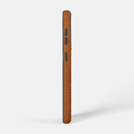 Eenvoudig Sable Leather Gold Monogram Samsung Galaxy Hoesje (Rechterkant)