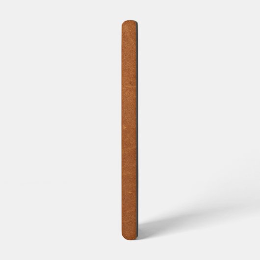 Eenvoudig Sable Leather Gold Monogram Samsung Galaxy Hoesje (Linkerkant)