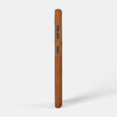 Eenvoudig Sable Leather Luxury Gold Monogram Samsung Galaxy Hoesje (Rechterkant)