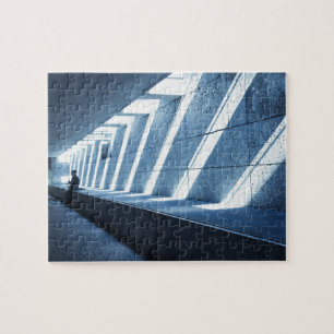 Eenvoudig saxofone-speler - 8x10 - 110 pc's legpuzzel