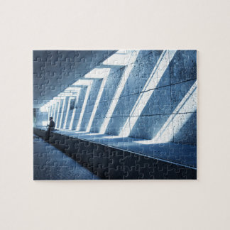 Eenvoudig saxofone-speler - 8x10 - 110 pc's legpuzzel