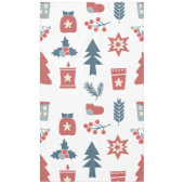 Eenvoudig Scandinavisch kerstpatroon Tafelkleed (Voorkant)