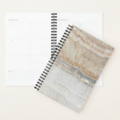 Eenvoudig Scandinavisch modern chic grijs wit marm Planner (Display)
