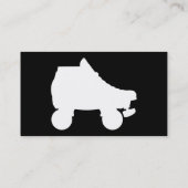 eenvoudig schaats visitekaartje (Achterkant)