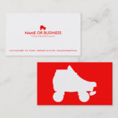 eenvoudig schaats visitekaartje (Voorkant / Achterkant)