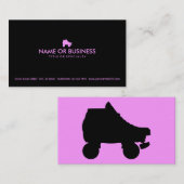 eenvoudig schaats visitekaartje (Voorkant / Achterkant)