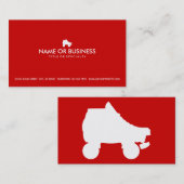 eenvoudig schaats visitekaartje (Voorkant / Achterkant)