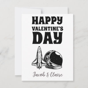 Eenvoudig Schattig Hart Fijne Valentijnsdag Stel
