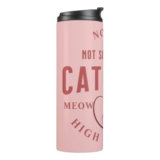 Eenvoudig schattig, ik ben niet vrijgezel, ik ben  thermosbeker (Gedraaid links)