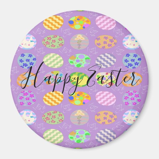 Eenvoudig schattig paasje, magnetisch magneet (Voorkant)