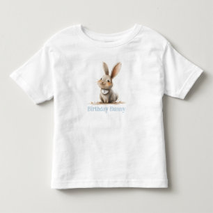 Eenvoudig Schattige Bunny Birthday Kind Kinder Shirts