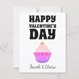 Eenvoudig Schattige Hart Gelukkig Valentijnsdag Pa