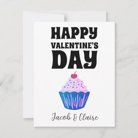 Eenvoudig Schattige Hart Gelukkig Valentijnsdag Pa (Voorkant)