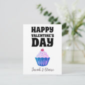 Eenvoudig Schattige Hart Gelukkig Valentijnsdag Pa (Staand voorkant)