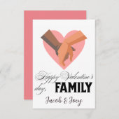 Eenvoudig Schattige Hart Gelukkig Valentijnsdag Pa (Voorkant / Achterkant)