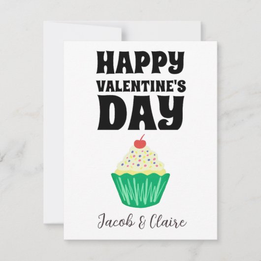 Eenvoudig Schattige Hart Gelukkig Valentijnsdag Pa (Voorkant)