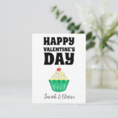 Eenvoudig Schattige Hart Gelukkig Valentijnsdag Pa (Staand voorkant)